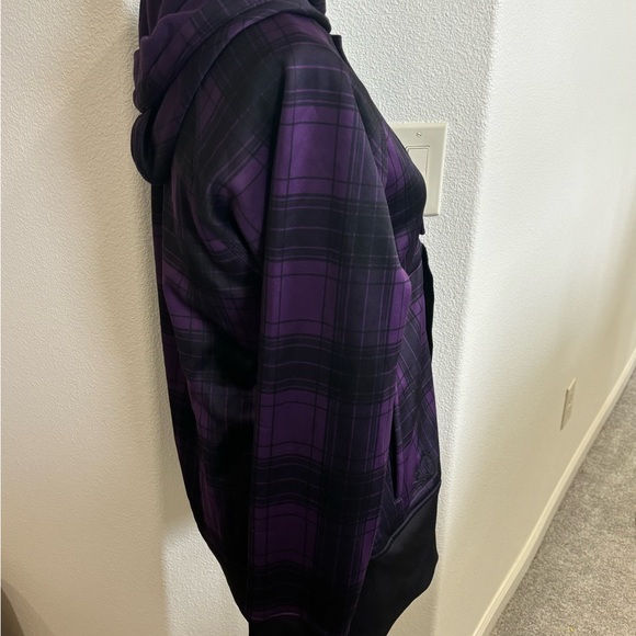 Purple Plaid  Burton Dry Ride Ladies Size Large - Picture 3 of 9